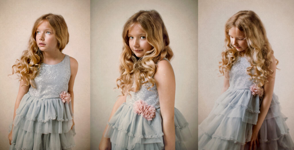 Three-image portrait series – portrait photography by Takács Bori, Budapest
